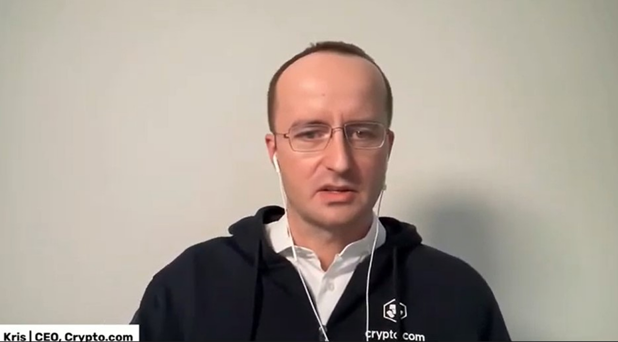 Crypto.com CEO Kris Marszalek during interview