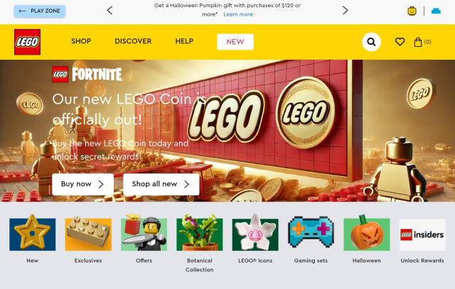 LEGO Removes Crypto Scam from Homepage Following Hack